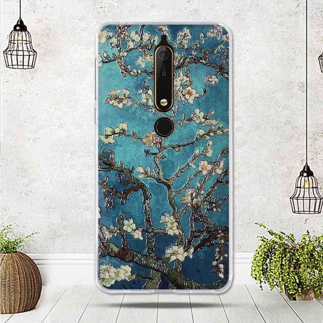 Mobile Case For Nokia 6.1 Cover For Capa Nokia 6 2018 Case silicone TPU Luxury Shell For Funda Nokia 6.1 Phone 2018 Cover Bag