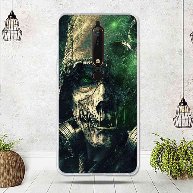 Mobile Case For Nokia 6.1 Cover For Capa Nokia 6 2018 Case silicone TPU Luxury Shell For Funda Nokia 6.1 Phone 2018 Cover Bag