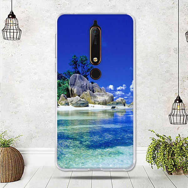 Mobile Case For Nokia 6.1 Cover For Capa Nokia 6 2018 Case silicone TPU Luxury Shell For Funda Nokia 6.1 Phone 2018 Cover Bag