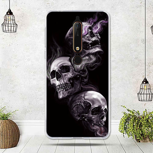 Mobile Case For Nokia 6.1 Cover For Capa Nokia 6 2018 Case silicone TPU Luxury Shell For Funda Nokia 6.1 Phone 2018 Cover Bag