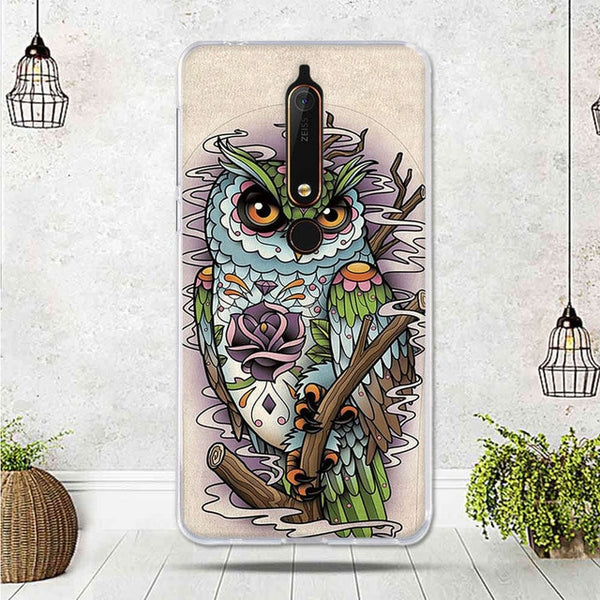 Mobile Case For Nokia 6.1 Cover For Capa Nokia 6 2018 Case silicone TPU Luxury Shell For Funda Nokia 6.1 Phone 2018 Cover Bag