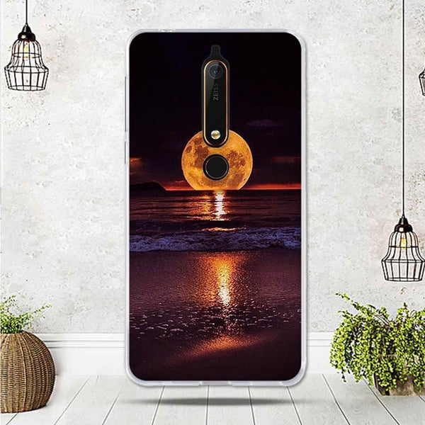 Mobile Case For Nokia 6.1 Cover For Capa Nokia 6 2018 Case silicone TPU Luxury Shell For Funda Nokia 6.1 Phone 2018 Cover Bag