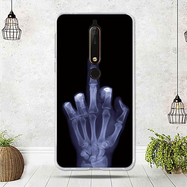 Mobile Case For Nokia 6.1 Cover For Capa Nokia 6 2018 Case silicone TPU Luxury Shell For Funda Nokia 6.1 Phone 2018 Cover Bag