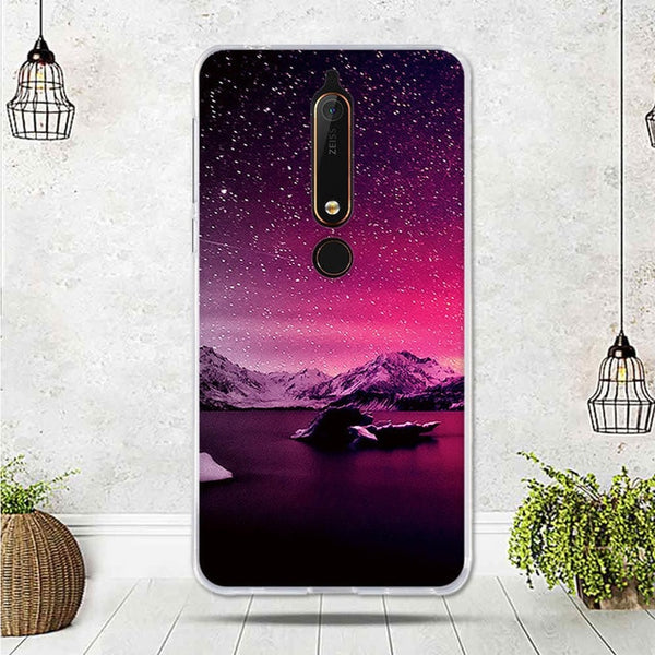 Mobile Case For Nokia 6.1 Cover For Capa Nokia 6 2018 Case silicone TPU Luxury Shell For Funda Nokia 6.1 Phone 2018 Cover Bag