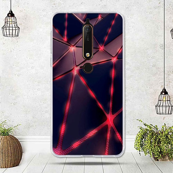 Mobile Case For Nokia 6.1 Cover For Capa Nokia 6 2018 Case silicone TPU Luxury Shell For Funda Nokia 6.1 Phone 2018 Cover Bag
