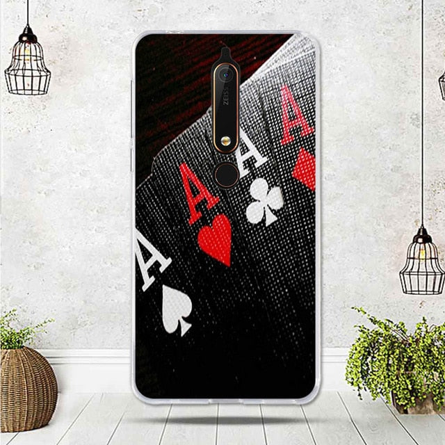 Mobile Case For Nokia 6.1 Cover For Capa Nokia 6 2018 Case silicone TPU Luxury Shell For Funda Nokia 6.1 Phone 2018 Cover Bag