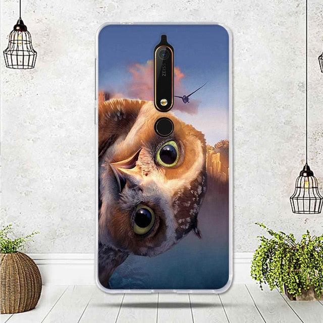 Mobile Case For Nokia 6.1 Cover For Capa Nokia 6 2018 Case silicone TPU Luxury Shell For Funda Nokia 6.1 Phone 2018 Cover Bag