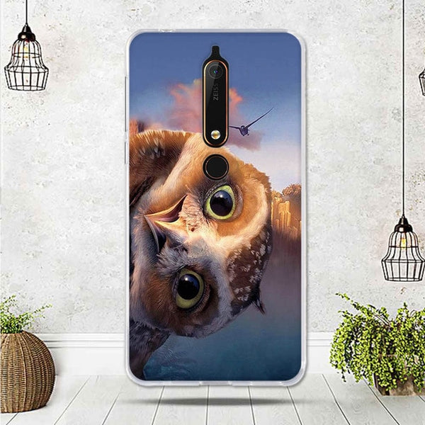 Mobile Case For Nokia 6.1 Cover For Capa Nokia 6 2018 Case silicone TPU Luxury Shell For Funda Nokia 6.1 Phone 2018 Cover Bag