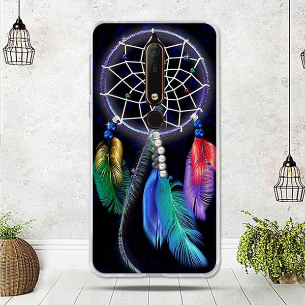 Mobile Case For Nokia 6.1 Cover For Capa Nokia 6 2018 Case silicone TPU Luxury Shell For Funda Nokia 6.1 Phone 2018 Cover Bag