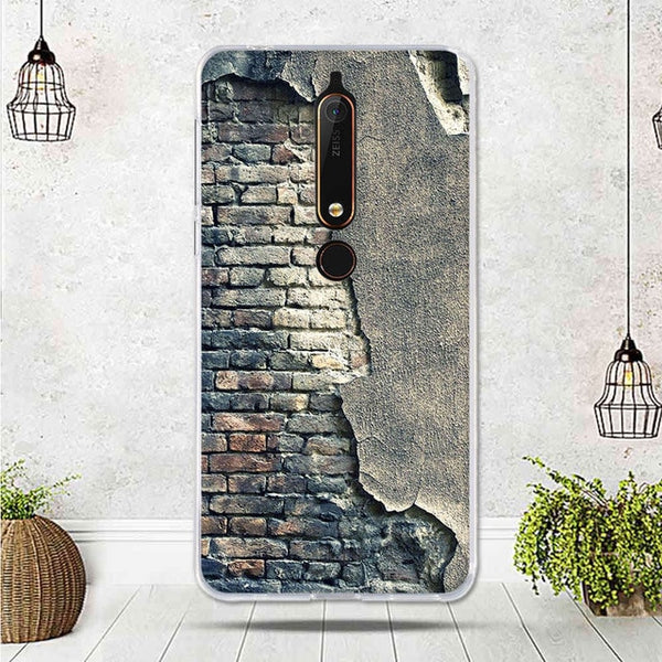 Mobile Case For Nokia 6.1 Cover For Capa Nokia 6 2018 Case silicone TPU Luxury Shell For Funda Nokia 6.1 Phone 2018 Cover Bag