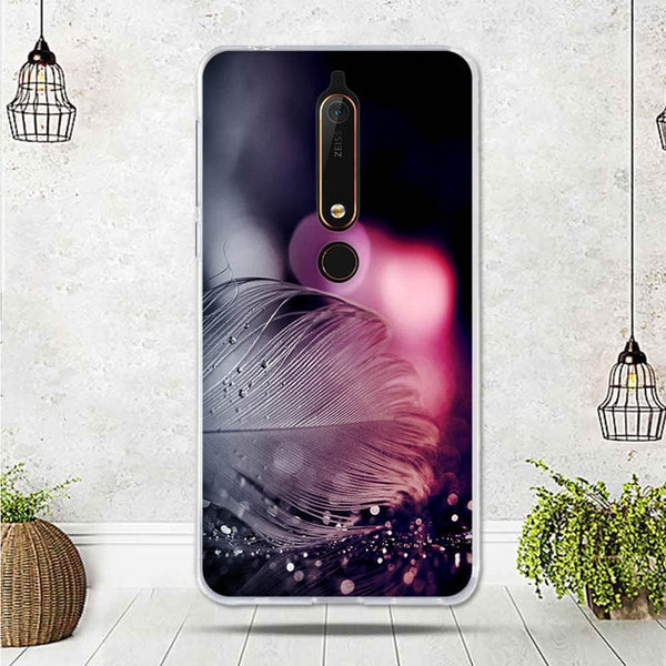 Mobile Case For Nokia 6.1 Cover For Capa Nokia 6 2018 Case silicone TPU Luxury Shell For Funda Nokia 6.1 Phone 2018 Cover Bag