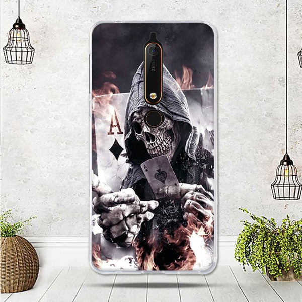 Mobile Case For Nokia 6.1 Cover For Capa Nokia 6 2018 Case silicone TPU Luxury Shell For Funda Nokia 6.1 Phone 2018 Cover Bag