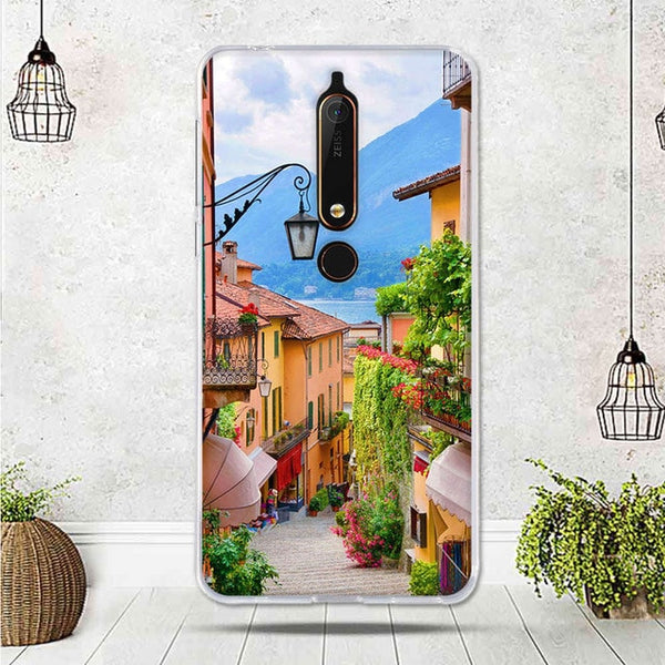 Mobile Case For Nokia 6.1 Cover For Capa Nokia 6 2018 Case silicone TPU Luxury Shell For Funda Nokia 6.1 Phone 2018 Cover Bag