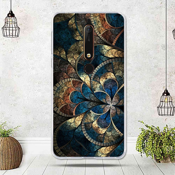 Mobile Case For Nokia 6.1 Cover For Capa Nokia 6 2018 Case silicone TPU Luxury Shell For Funda Nokia 6.1 Phone 2018 Cover Bag