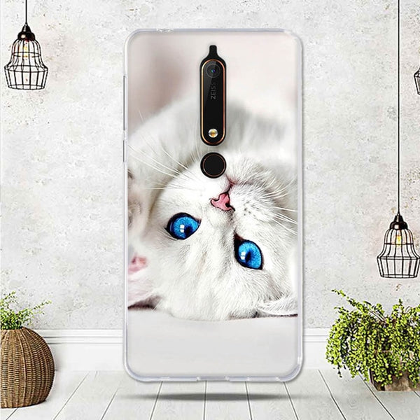 Mobile Case For Nokia 6.1 Cover For Capa Nokia 6 2018 Case silicone TPU Luxury Shell For Funda Nokia 6.1 Phone 2018 Cover Bag