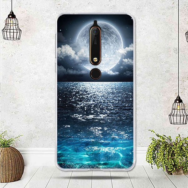 Mobile Case For Nokia 6.1 Cover For Capa Nokia 6 2018 Case silicone TPU Luxury Shell For Funda Nokia 6.1 Phone 2018 Cover Bag