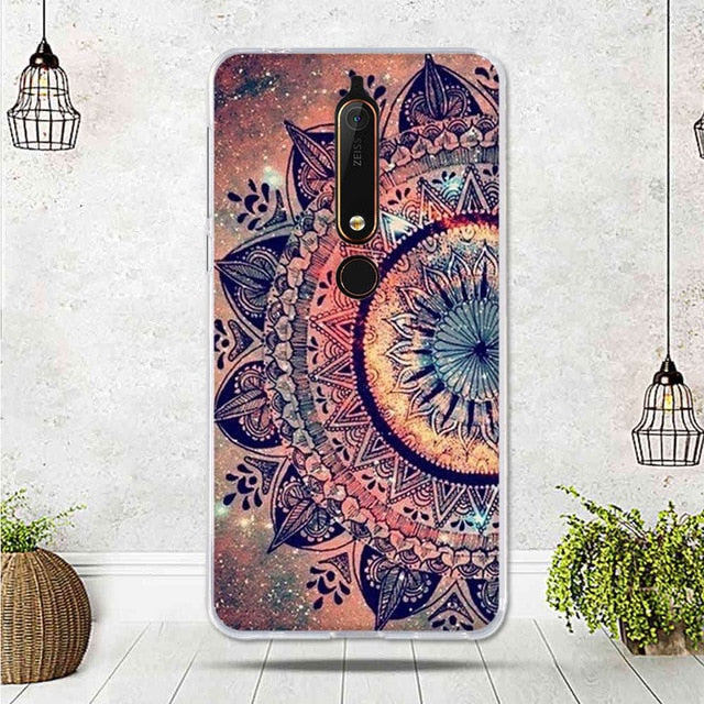 Mobile Case For Nokia 6.1 Cover For Capa Nokia 6 2018 Case silicone TPU Luxury Shell For Funda Nokia 6.1 Phone 2018 Cover Bag