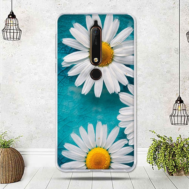 Mobile Case For Nokia 6.1 Cover For Capa Nokia 6 2018 Case silicone TPU Luxury Shell For Funda Nokia 6.1 Phone 2018 Cover Bag