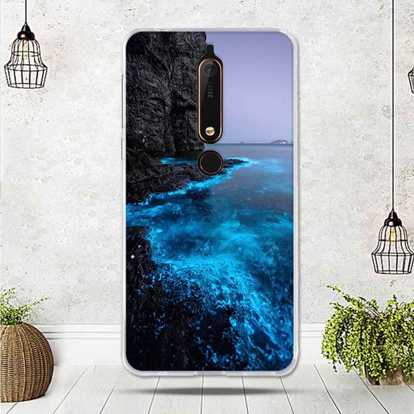 Mobile Case For Nokia 6.1 Cover For Capa Nokia 6 2018 Case silicone TPU Luxury Shell For Funda Nokia 6.1 Phone 2018 Cover Bag