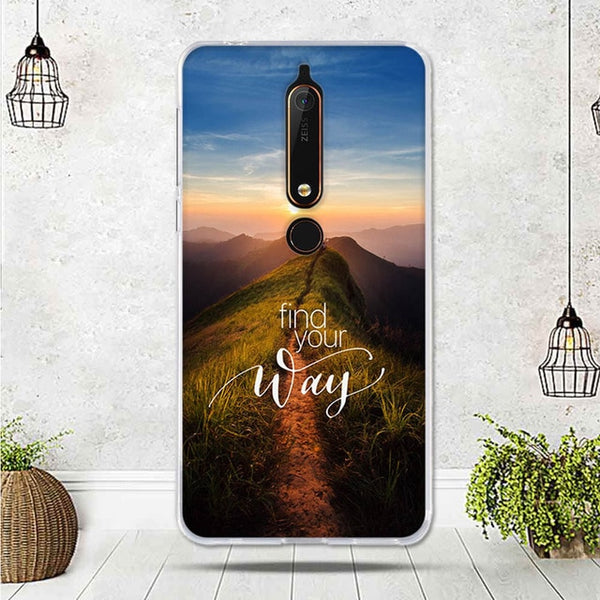 Mobile Case For Nokia 6.1 Cover For Capa Nokia 6 2018 Case silicone TPU Luxury Shell For Funda Nokia 6.1 Phone 2018 Cover Bag