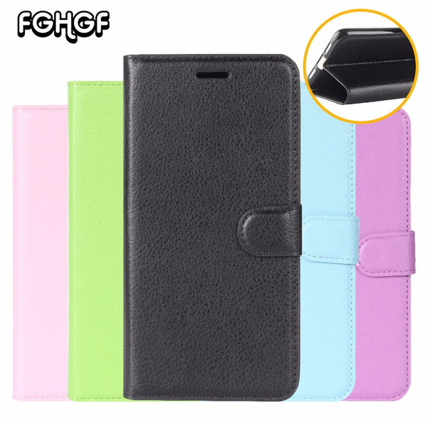 Cases For Moto G5 G5S Plus Case Litchi Stripes Leather Cover For MOTO E4 C plus Z2 Play X4 Case Shell Flip Wallet Phone Cover