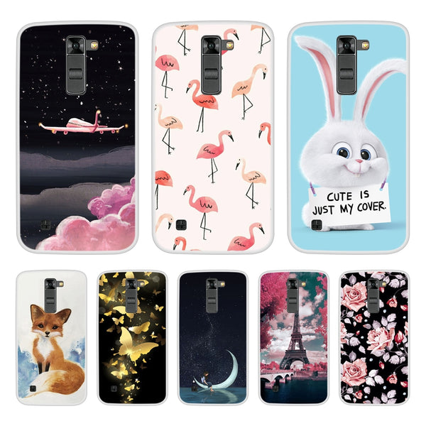 Case For LG K7 Soft Silicone TPU Cool Design Patterned Painted Phone Cover For LG K7 Case