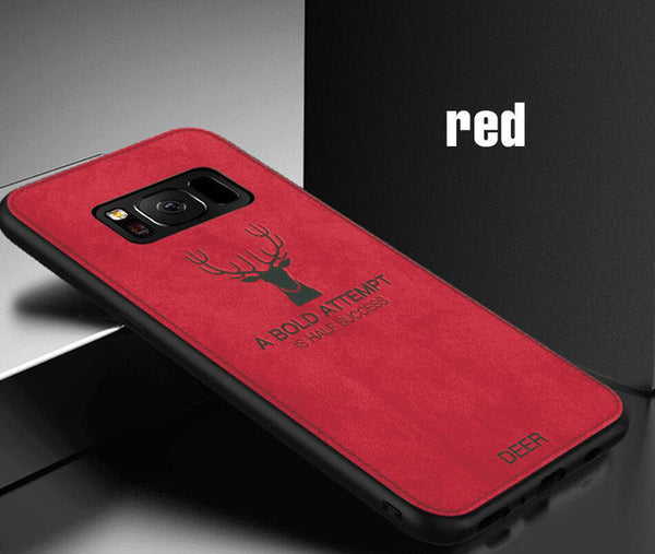 Soft Cloth Back Case Cover For Samsung Galaxy S7 Edge S9 S8 Note 9 8 Full Phone Case For Samsung S9 S8 Plus Shockproof Case