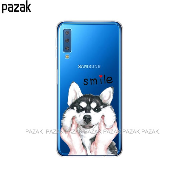 soft Cases For Samsung Galaxy A7 2018 Phone Cover Silicone Printing Back Case Cover For Samsung A7 2018 A750 A750F 6.0 Inch