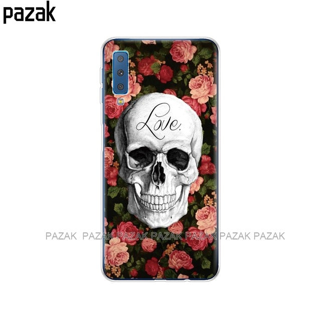 soft Cases For Samsung Galaxy A7 2018 Phone Cover Silicone Printing Back Case Cover For Samsung A7 2018 A750 A750F 6.0 Inch