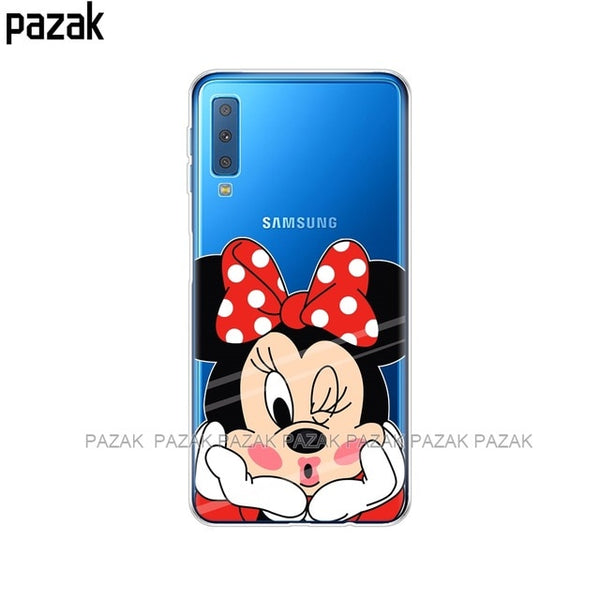 soft Cases For Samsung Galaxy A7 2018 Phone Cover Silicone Printing Back Case Cover For Samsung A7 2018 A750 A750F 6.0 Inch