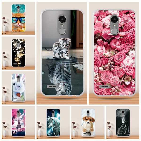 For LG K10 2017 Case Cover 3D Soft Silicone Cover for LG K4 K7 K8 K9 K10 2017 2018 Case Cover Coque Funda for LG K8 K7 K10 Case