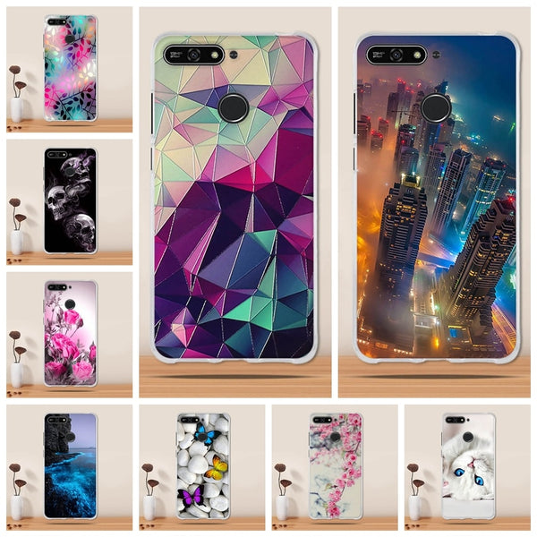 For Huawei Honor 7A Pro / Y6 Prime 2018 Case Cover Silicone Coque For Huawei Y6 Prime 2018 Case For Huawei Honor 7A Pro Case 3D