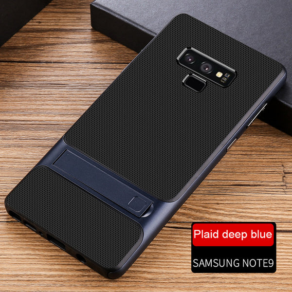 Silicone Mobile Cover Stand Case for Samsung Galaxy Note 9 Case Shockproof 360 Protective 3D Hybrid PC Note9 Fundas Capa Housing