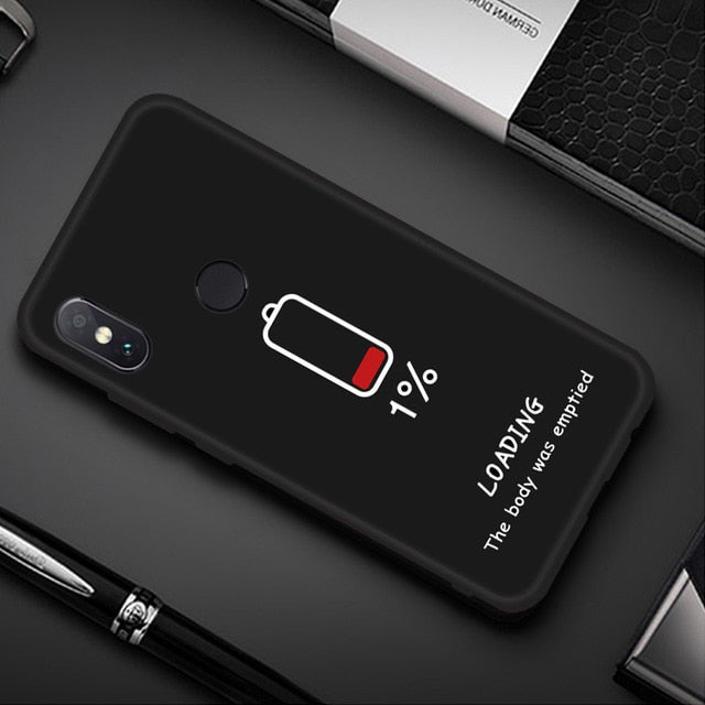 Patterned Phone Case For Xiaomi Mi 8 A2 Lite A1 Pocophone F1 Matte Cover Redmi 5 Plus 6 Pro 6A 4X Note 5 6 Pro S2 Soft TPU Shell