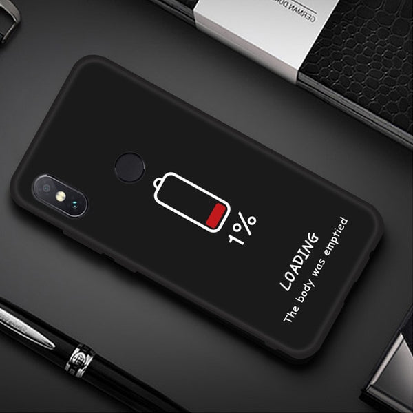 Patterned Phone Case For Xiaomi Mi 8 A2 Lite A1 Pocophone F1 Matte Cover Redmi 5 Plus 6 Pro 6A 4X Note 5 6 Pro S2 Soft TPU Shell