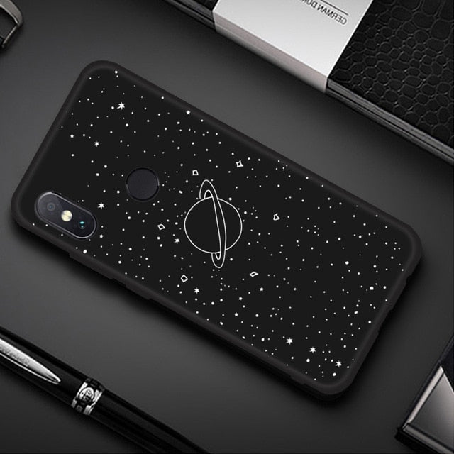 Patterned Phone Case For Xiaomi Mi 8 A2 Lite A1 Pocophone F1 Matte Cover Redmi 5 Plus 6 Pro 6A 4X Note 5 6 Pro S2 Soft TPU Shell