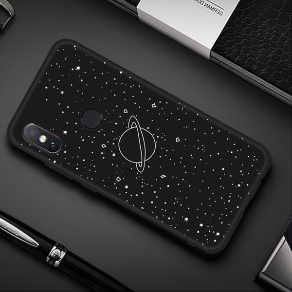 Patterned Phone Case For Xiaomi Mi 8 A2 Lite A1 Pocophone F1 Matte Cover Redmi 5 Plus 6 Pro 6A 4X Note 5 6 Pro S2 Soft TPU Shell