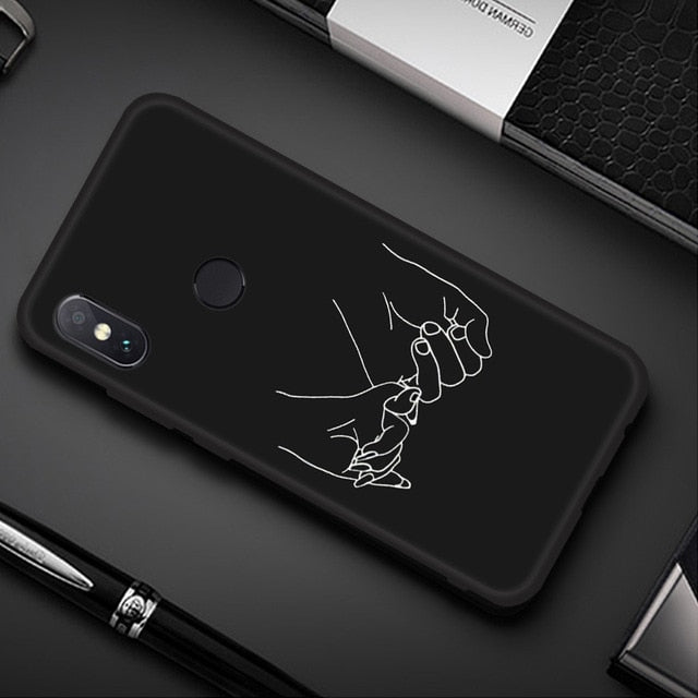 Patterned Phone Case For Xiaomi Mi 8 A2 Lite A1 Pocophone F1 Matte Cover Redmi 5 Plus 6 Pro 6A 4X Note 5 6 Pro S2 Soft TPU Shell