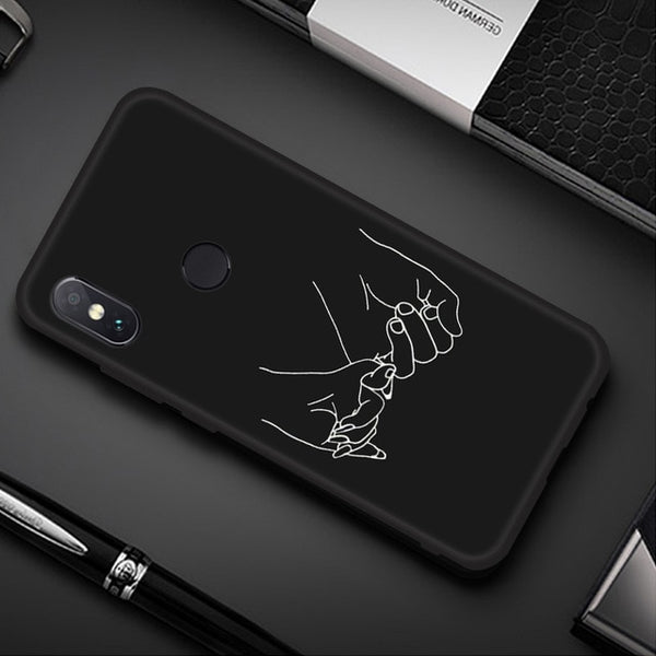 Patterned Phone Case For Xiaomi Mi 8 A2 Lite A1 Pocophone F1 Matte Cover Redmi 5 Plus 6 Pro 6A 4X Note 5 6 Pro S2 Soft TPU Shell