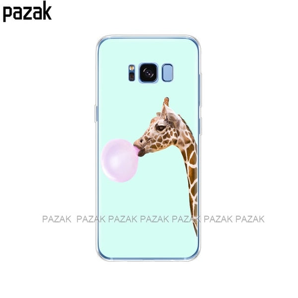 Silicon phone Case For Samsung Galaxy S8 Cases Cover For Samsung S8 plus Phone shell new design full 360 protective