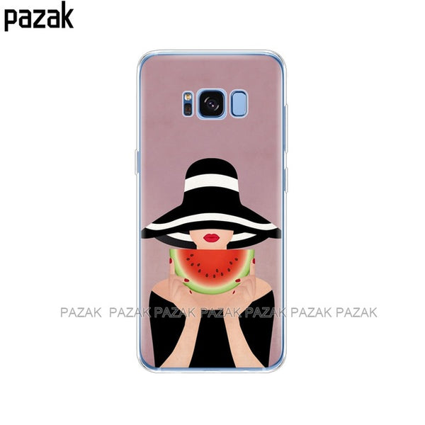 Silicon phone Case For Samsung Galaxy S8 Cases Cover For Samsung S8 plus Phone shell new design full 360 protective