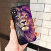 Babaite Animals The lion DIY Luxury High-end Protector Case for Apple iPhone 8 7 6 6S Plus X XS MAX 5 5S SE XR Mobile Cover