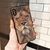 Babaite Animals The lion DIY Luxury High-end Protector Case for Apple iPhone 8 7 6 6S Plus X XS MAX 5 5S SE XR Mobile Cover