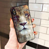 Babaite Animals The lion DIY Luxury High-end Protector Case for Apple iPhone 8 7 6 6S Plus X XS MAX 5 5S SE XR Mobile Cover