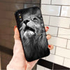 Babaite Animals The lion DIY Luxury High-end Protector Case for Apple iPhone 8 7 6 6S Plus X XS MAX 5 5S SE XR Mobile Cover