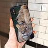 Babaite Animals The lion DIY Luxury High-end Protector Case for Apple iPhone 8 7 6 6S Plus X XS MAX 5 5S SE XR Mobile Cover