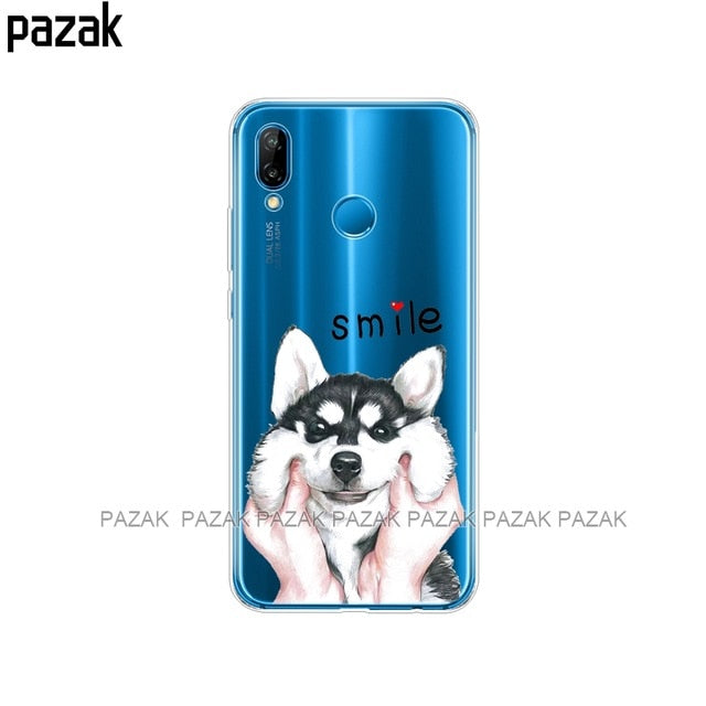 silicone case for huawei Nova 3 3i 3e case soft TPU Back phone cover for Nova3 nova3i INE-LX2 INE-LX9 funda cover Coque bumper