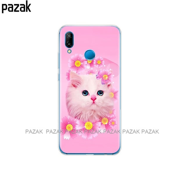 silicone case for huawei Nova 3 3i 3e case soft TPU Back phone cover for Nova3 nova3i INE-LX2 INE-LX9 funda cover Coque bumper