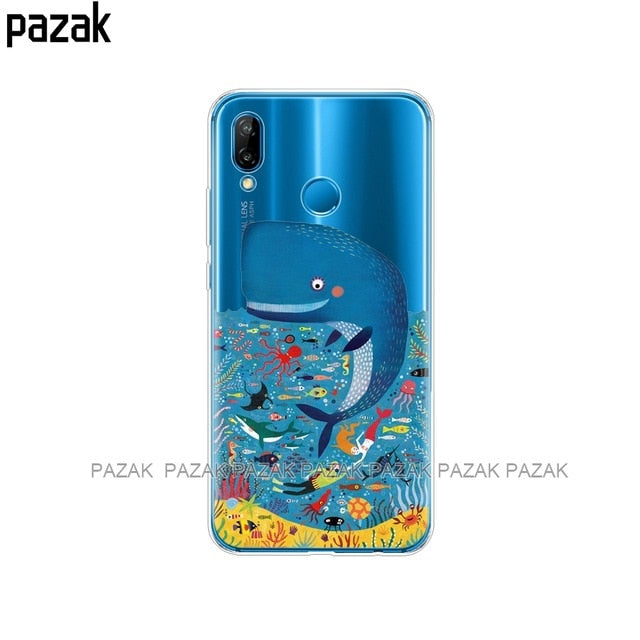 silicone case for huawei Nova 3 3i 3e case soft TPU Back phone cover for Nova3 nova3i INE-LX2 INE-LX9 funda cover Coque bumper
