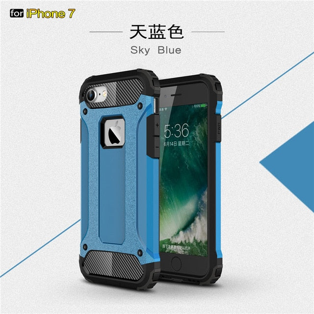 MLLSE Strong Hybrid Tough Shockproof Armor Phone Back Case for iPhone Xr 5S SE 6S Plus 8 7 Xs MAX Hard Rugged Impact Cover Funda